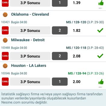 Nesine Tutan Kuponlar Hala Parası Yatmaması