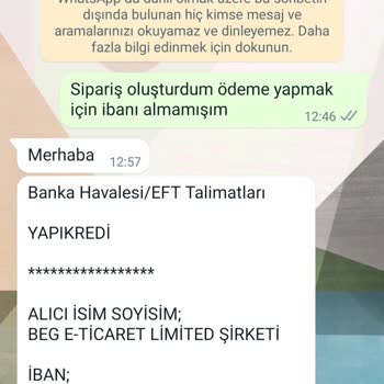 Aryagross Ürünü İptal Ettim Para İadesi Yapmıyor.