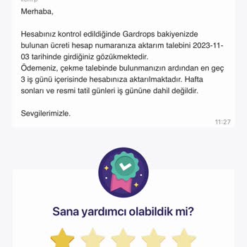 Gardrops Paramı Yatırmadı Ama Yattı Görünüyor