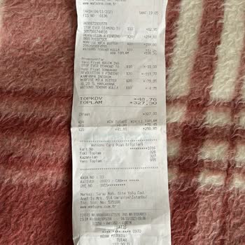 Watsons'tan Alışveriş Yapmak