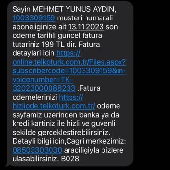 Telkotürk İptal Edilmemiş. Halen Para Kesiliyor