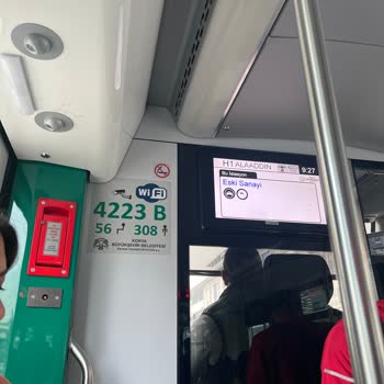 Konya Büyükşehir Belediyesi Konya Tramvayında Makinist Saygısızlığı