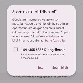 Betpark' In Spam Mesajları