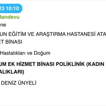 MHRS (Merkezi Hekim Randevu Sistemi) Kadın Hastalıkları Bölümü