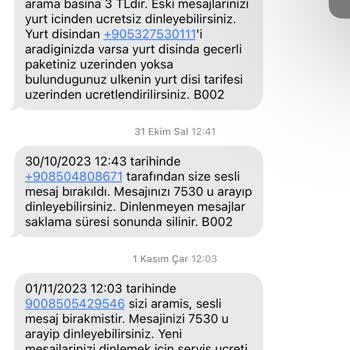 Vodafone Net 9008505429546 Tarafından Israrla Aramalar Yapılıyor. Her Gün Defalarca