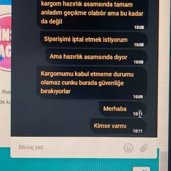 Watsons Müşteri Hizmetleri Ve Kargo Surunu