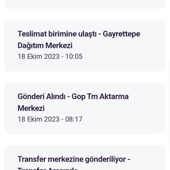 Watsons Mağazaya İstenilen Kargo Mağazaya Ulaşılmamış