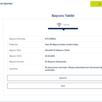 Türk Telekom Evde İnternet Sorunu