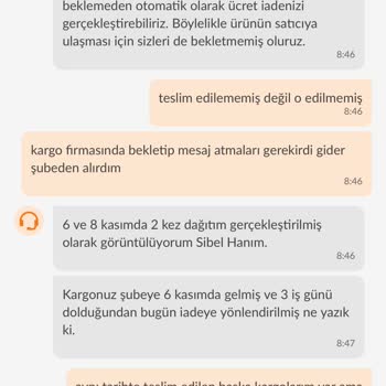 Trendyol'dan Alınan Ürünlerin Teslimat Sorunu