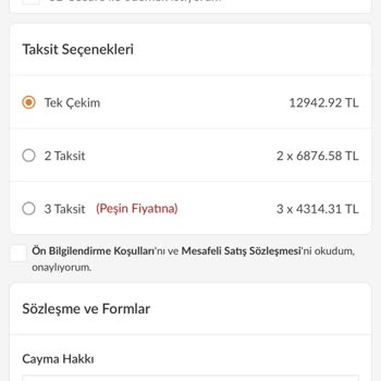 Trendyol 3 Taksit Yerine Tek Çekim Alıyor