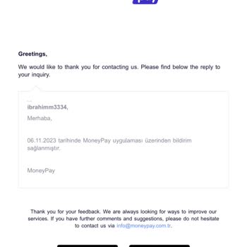 MoneyPay'den Paramı Çekemiyorum