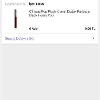 Clinique Türkiye Ücret İadesi/fiyat Artışı