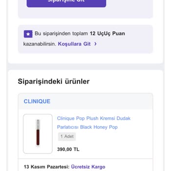 Clinique Türkiye Ücret İadesi/fiyat Artışı