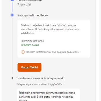 Hepsijet İade Kargosunu Bekletiyor
