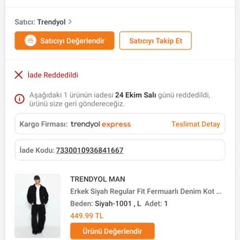 Trendyol Un İade Fiyaskosu