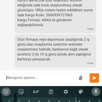 Trendyol Un İade Fiyaskosu
