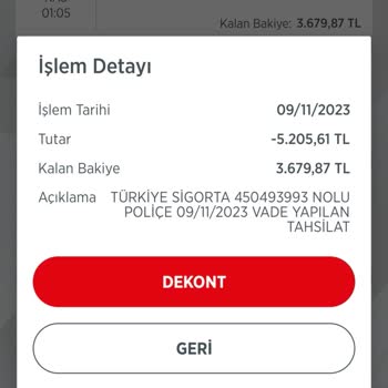 Türkiye Sigorta İznim Dışında Yüksek Meblağ Karşılığında Poliçe