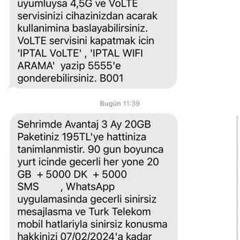 Türk Telekom Yanlış Tarife Bağlanması