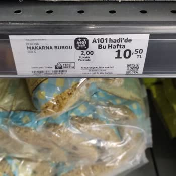 A101 Hadi Etiketleri Fiyatları