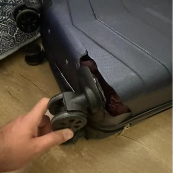 THY Uçak Bagajında Veya Taşıma Esnasında Kırılan Valiz