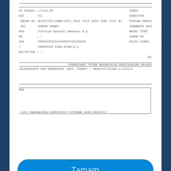 Gardrops Uygulamasının Yetersizliği Nedeniyle