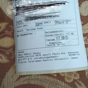 PTT Kargo Parası Yüksek Fiyat