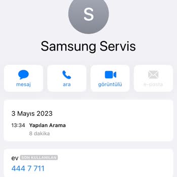 Samsung Buzdolabım İçin Servis Tarihinin Ötelenmesi