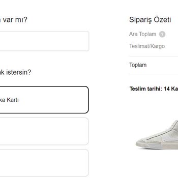Nike Memnuniyetsiz İade Süreci