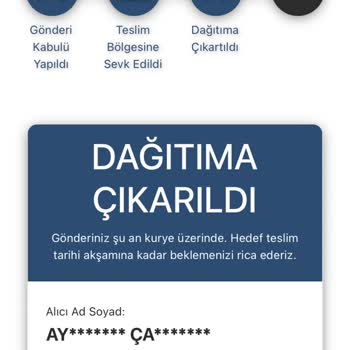 AGT Kurye Tarafından Haftalardır Teslim Edilmeyen E İmza