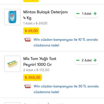 Şok Marketler Win Para İadesi
