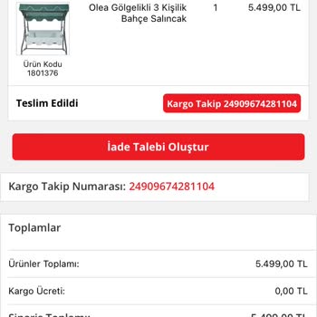 Horoz Lojistik Ürünümü Eksik Getirdi