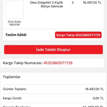 Horoz Lojistik Ürünümü Eksik Getirdi