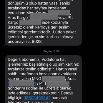 Numaramı Vodafone Taşımak İstiyorum Ama Vodafone İlgilenmiyor!