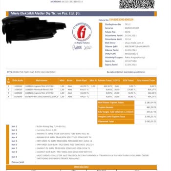 Miele Türkiye Online Mağaza Fiyaskosu!