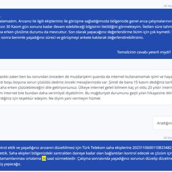 TurkNet Sorun Bizde Değil Sizde Diyen Destek Merkezi