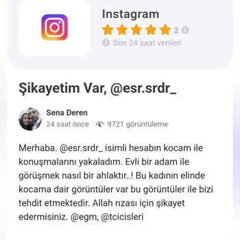 Guncelsikayetlerimiz.com Instagram Üzerinden İftira