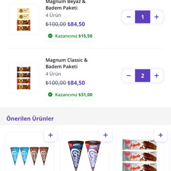 Getir Sepet Toplamı İle Sipariş Toplamını Farklı Gösteriyor