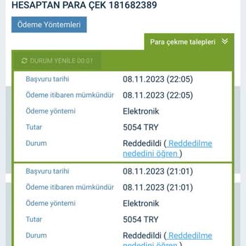 1xbet Para Yatırma Sorunu