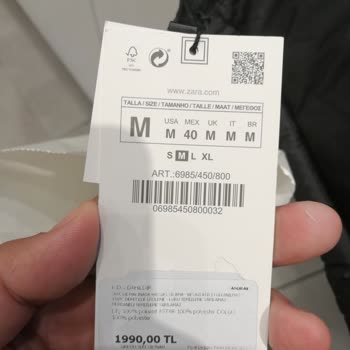 Zara Akasya AVM Düşük Fiyatlı Etiketten Satış Yapmıyor!