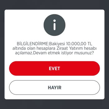 Ziraat Bankası Borsa Hesap Açma Sorunu