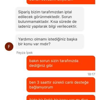 Migros Yemek Migros- McDonald's 2 Saat Yemeğin Gelmeyip Ücret İadesi Yapılmaması.