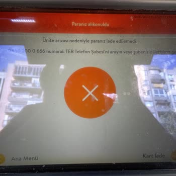 TEB ATM Arızası Ve Paramın İadesi Gecikti!
