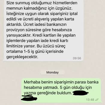 Appleturkiye.com (özel) İade Parasını Geri Yatırmadılar