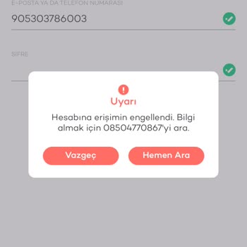 Tosla Hesabım Bloke Oldu