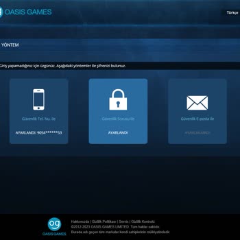 Oasis Games Legend Online - Gizlilik İhlali/Hesap Bilgilerinin Değiştirilmesi