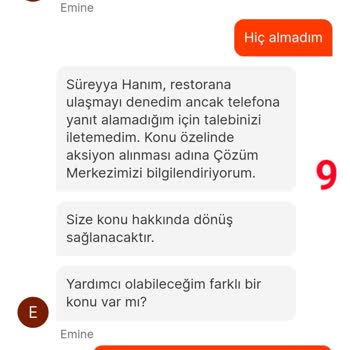 Migros Yemek Parası Ödenip Teslim Edilmeyen Ürünlerin Teslim Edildi Gözükmesi.