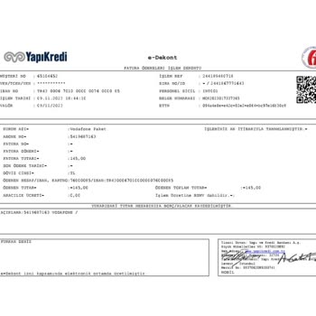 Vodafone'u Kapalı Hat