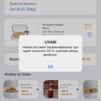 Domino's Pizza Hediye Pizza Hayal Kırıklığı Ve Müşteri Hizmetleri Karmaşası