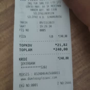 Domino's Pizza Ürünün Geç Gelmesi