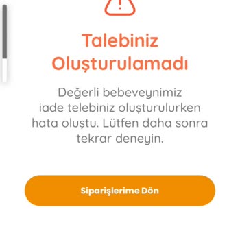 Ebebek Kusurlu Ürün Göndermiş
